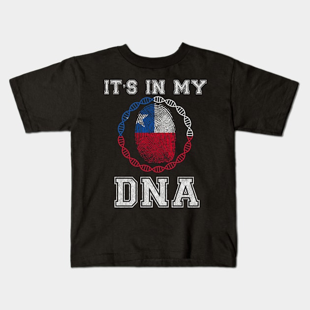 Chile  It's In My DNA - Gift for Chilean From Chile Kids T-Shirt by Country Flags